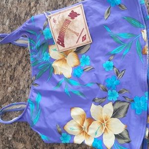 Caribbean Joe top bikini NWT